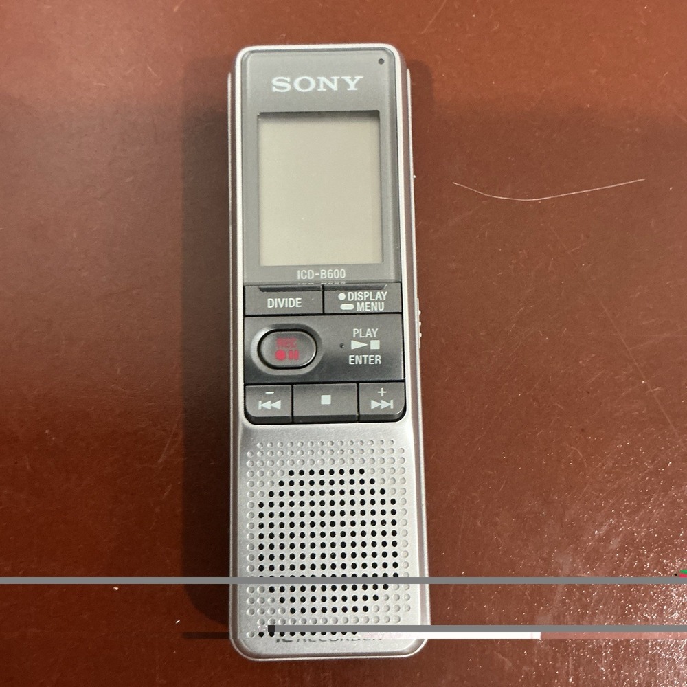 Sony ICD-B600 Digital Handheld Voice Recorder Dictaphone TESTED WORKS!